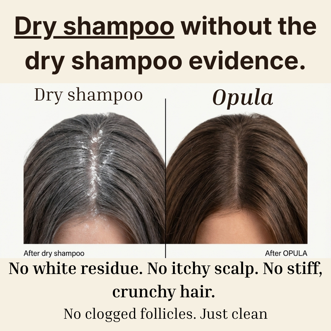 Opula - The Hair Reset. Fresh now. Less greasy over time.