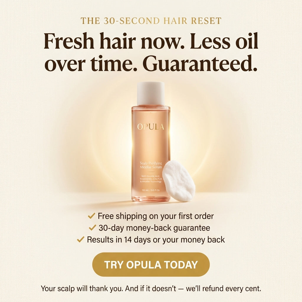 Opula - The Hair Reset. Fresh now. Less greasy over time.